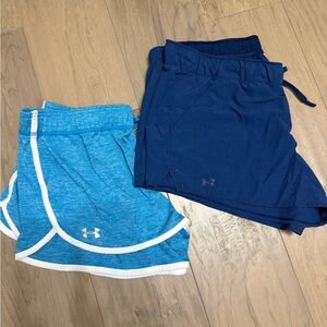 Under Armour Light Blue and Dark Blue Shorts Set